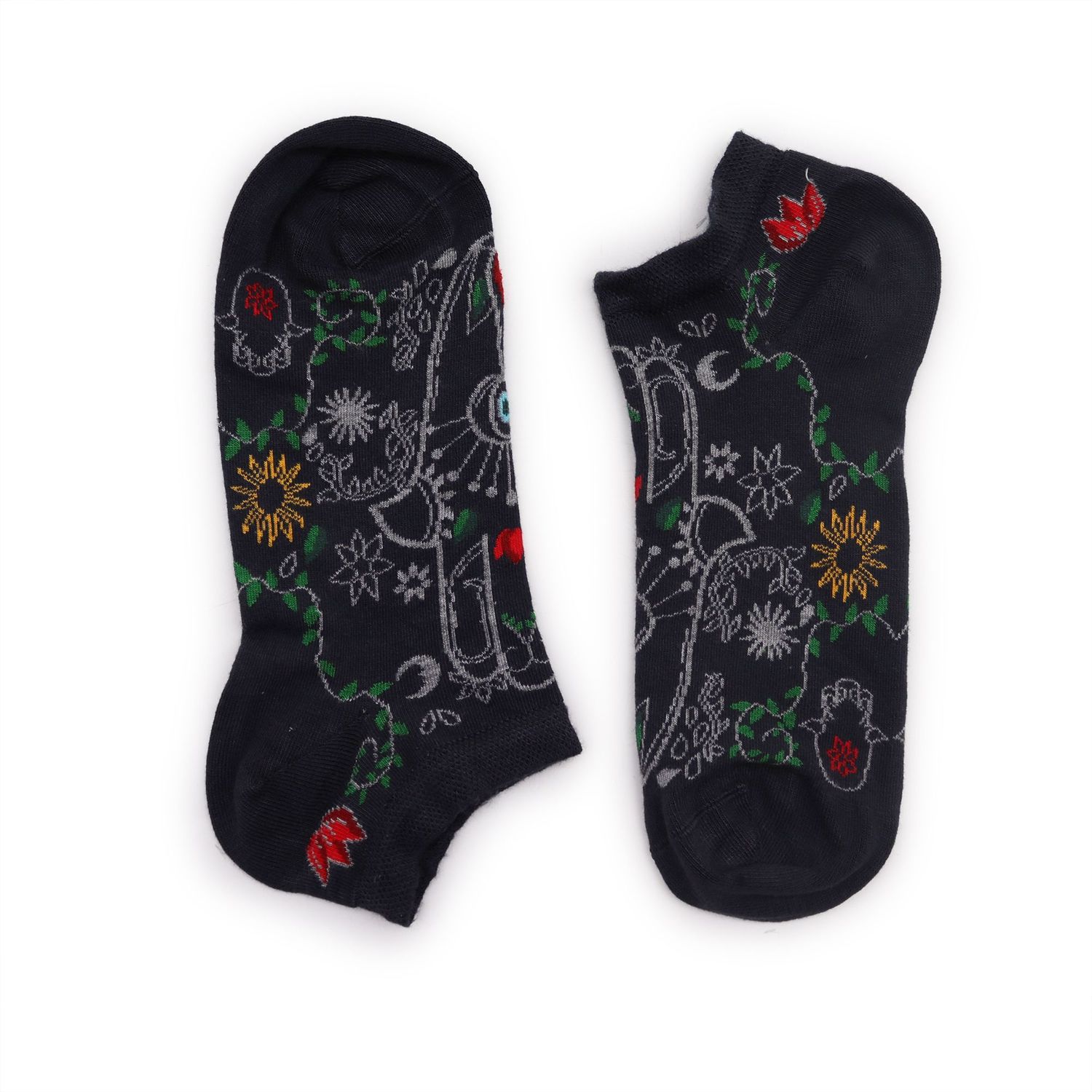S/M Hop Hare Bamboo Socks Low (3.5-6.5) - Hamsa S/M Hop Hare Bamboo Socks Low (3.5-6.5) - Hamsa