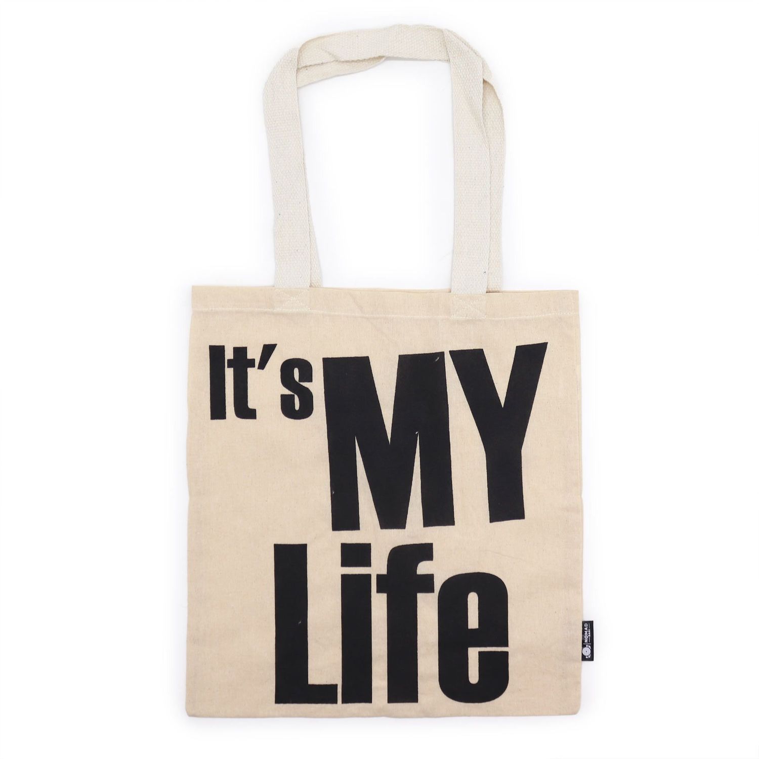 Iconic Basic Tote Bag - IT's MY LIFE - Natural 4oz Iconic Basic Tote Bag - IT's MY LIFE - Natural 4oz