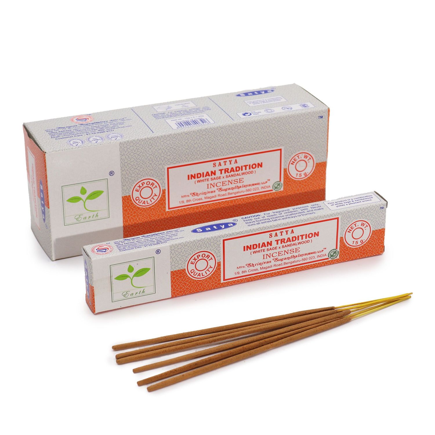 Satya Incense 15gm - Indian Tradition (White Sage & Sandalwood) Satya Incense 15gm - Indian Tradition (White Sage & Sandalwood)