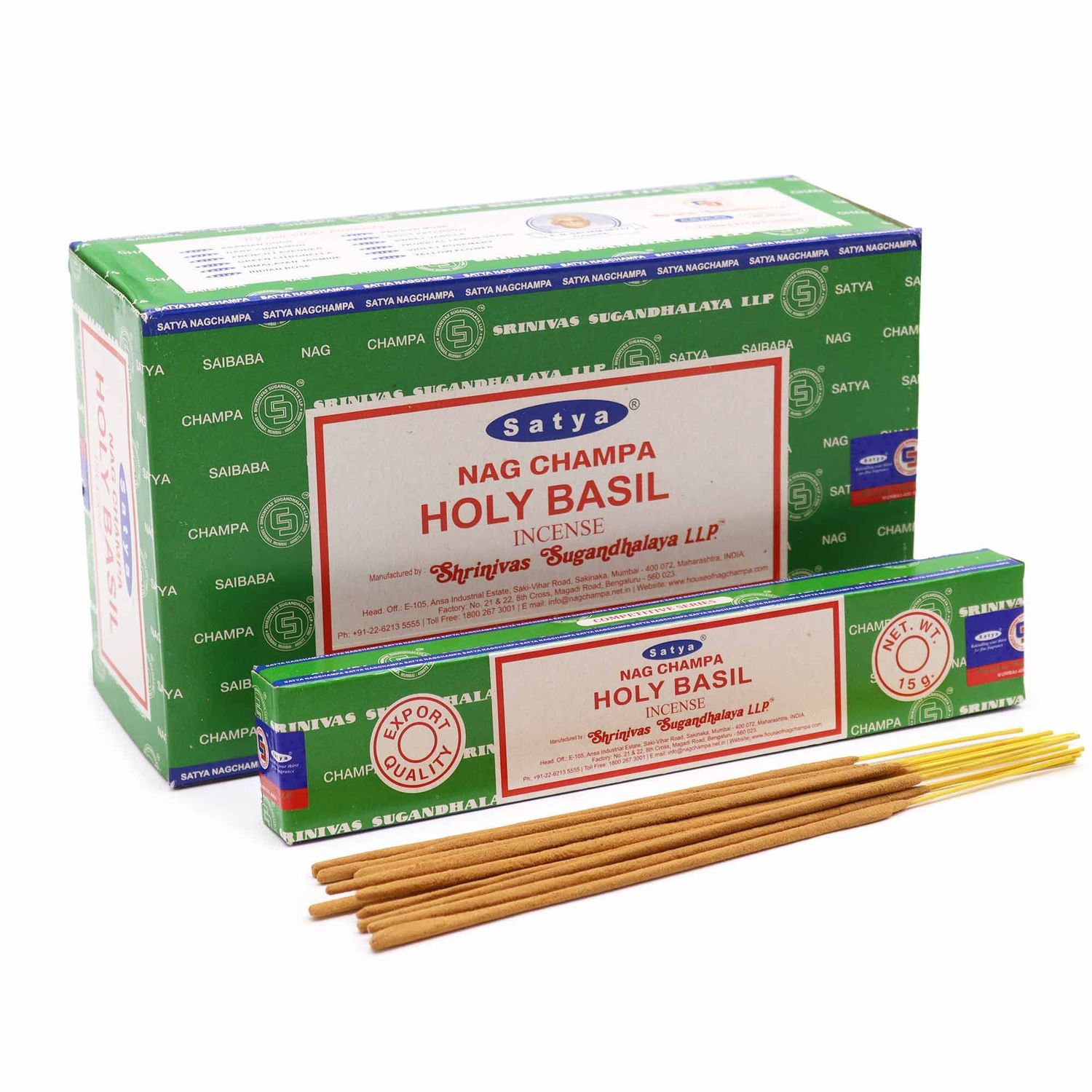 Satya Incense Sticks 15g - Holy Basil Satya Incense Sticks 15g - Holy Basil