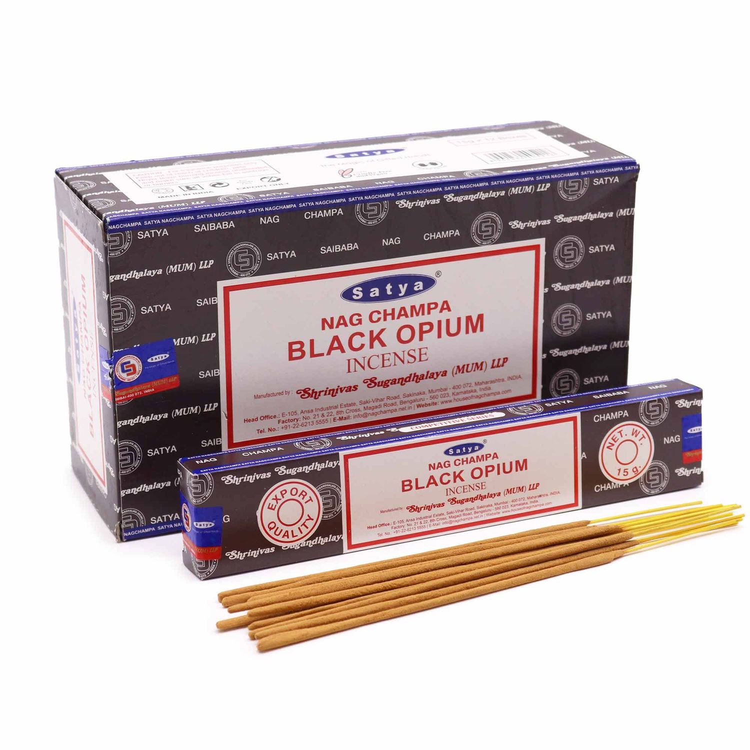Satya Incense Sticks 15g - Black Opium Satya Incense Sticks 15g - Black Opium