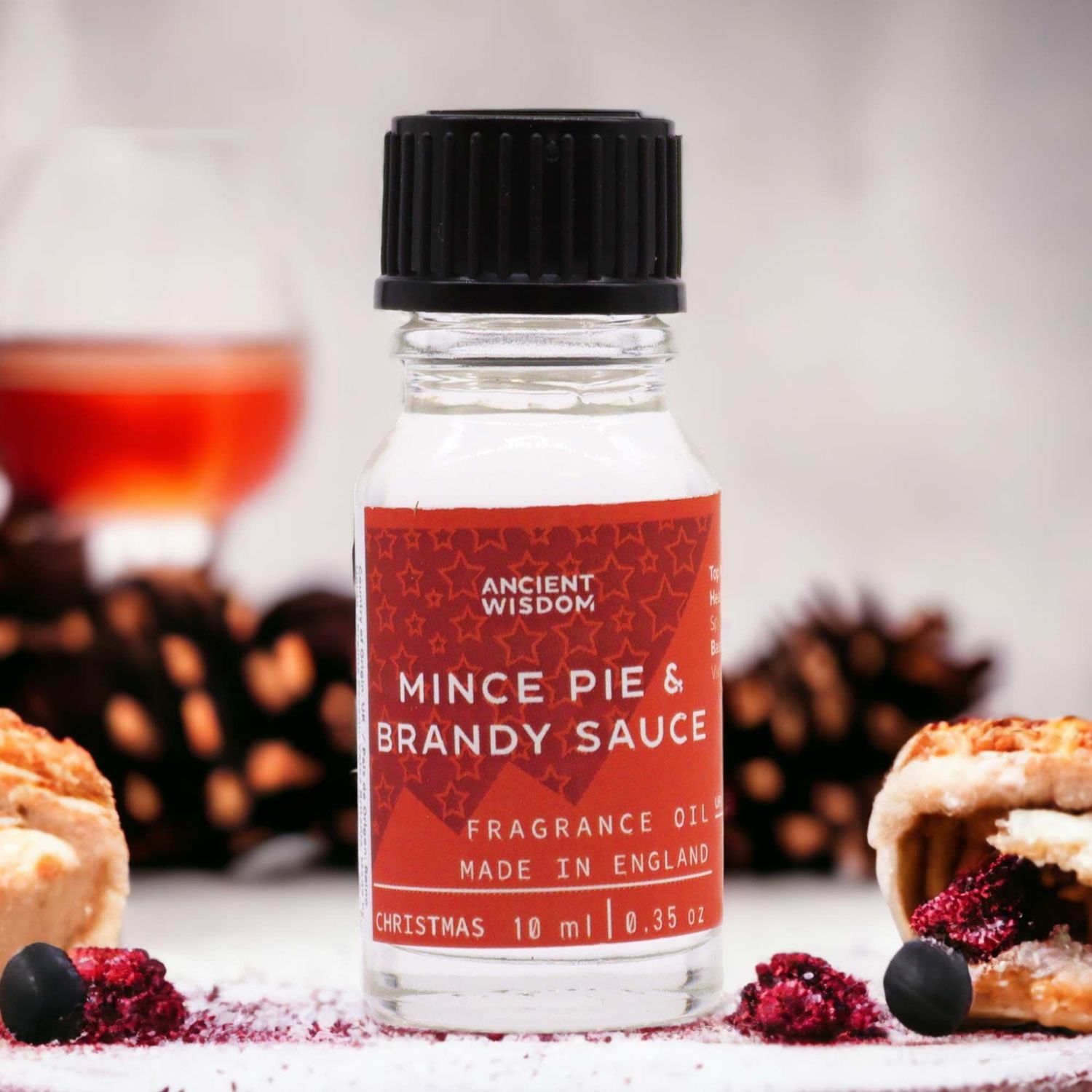 Mince Pie & Brandy Sauce Fragrance Oil 10ml Mince Pie & Brandy Sauce Fragrance Oil 10ml