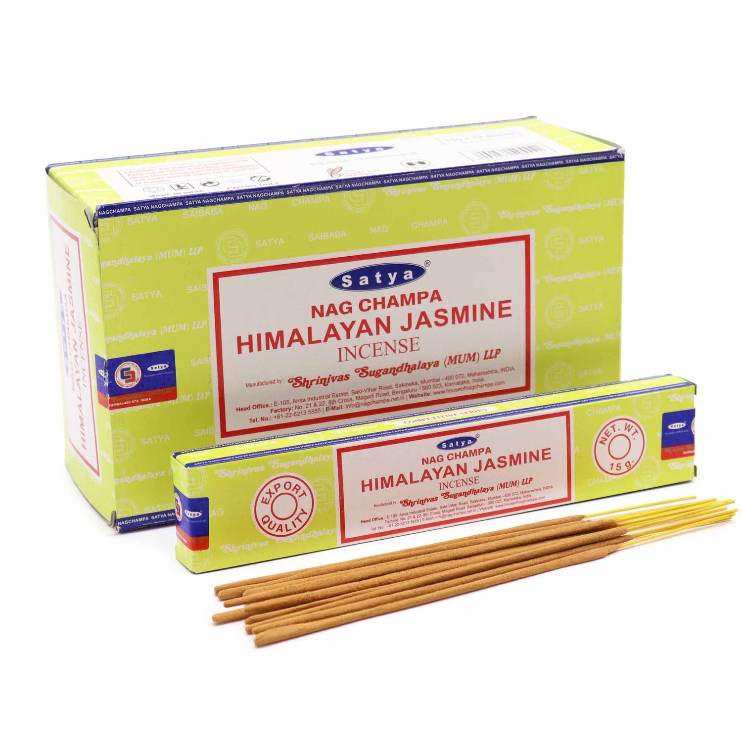 Satya Incense Sticks 15g - Himalayan Jasmine Satya Incense Sticks 15g - Himalayan Jasmine