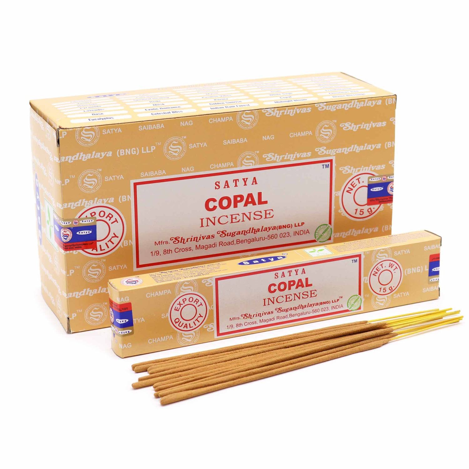 Satya Incense Sticks 15g - Copal Satya Incense Sticks 15g - Copal