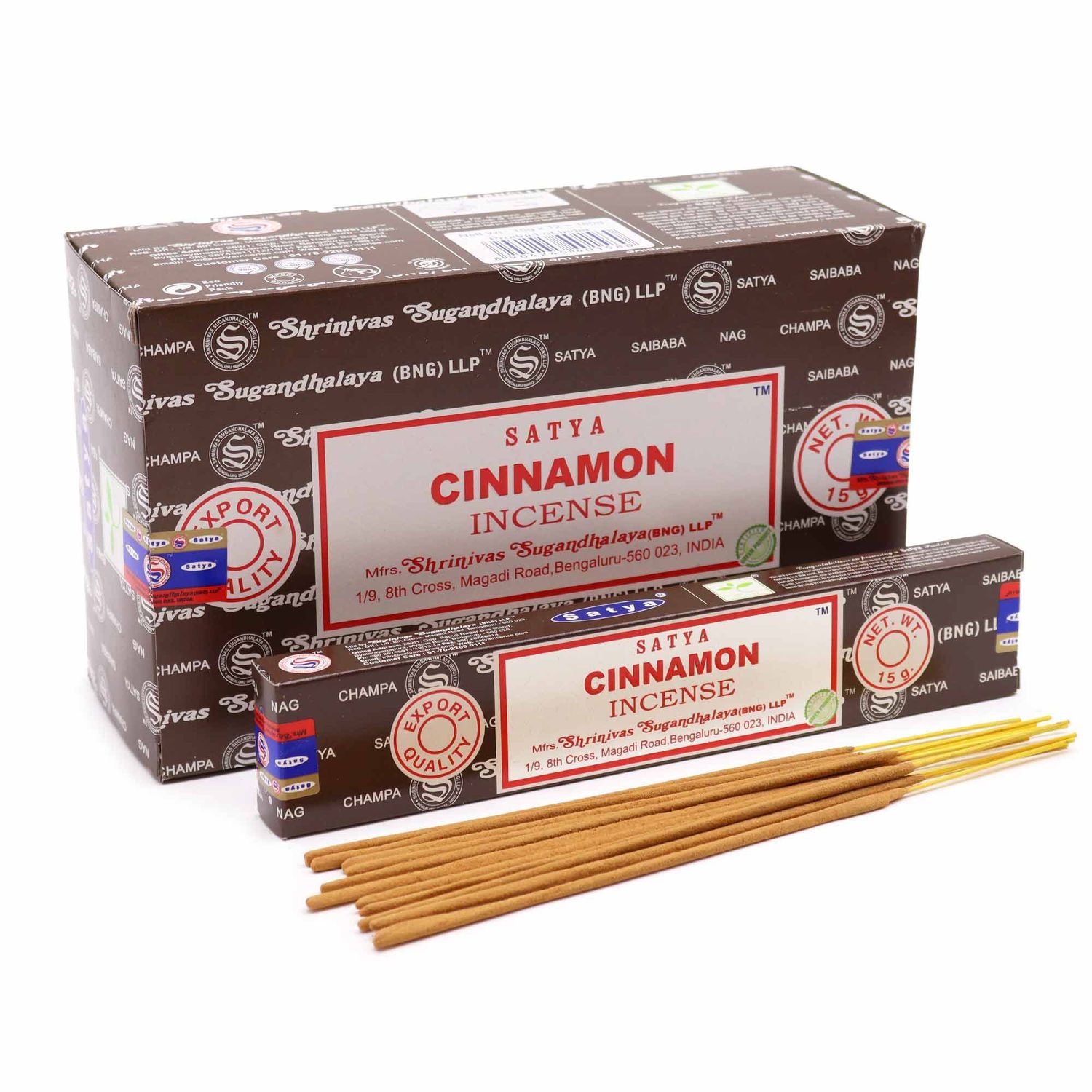 Satya Incense Sticks 15g - Cinnamon Satya Incense Sticks 15g - Cinnamon