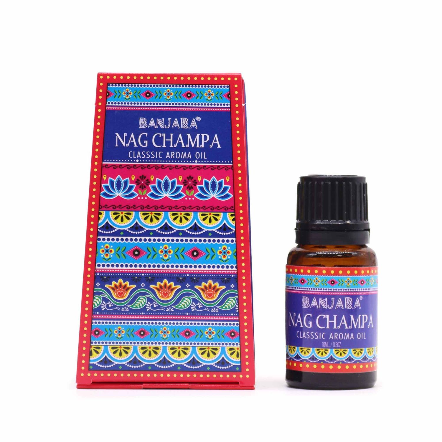 Banjara Indian Fragrance Oil 10ml - Nag Champa Banjara Indian Fragrance Oil 10ml - Nag Champa