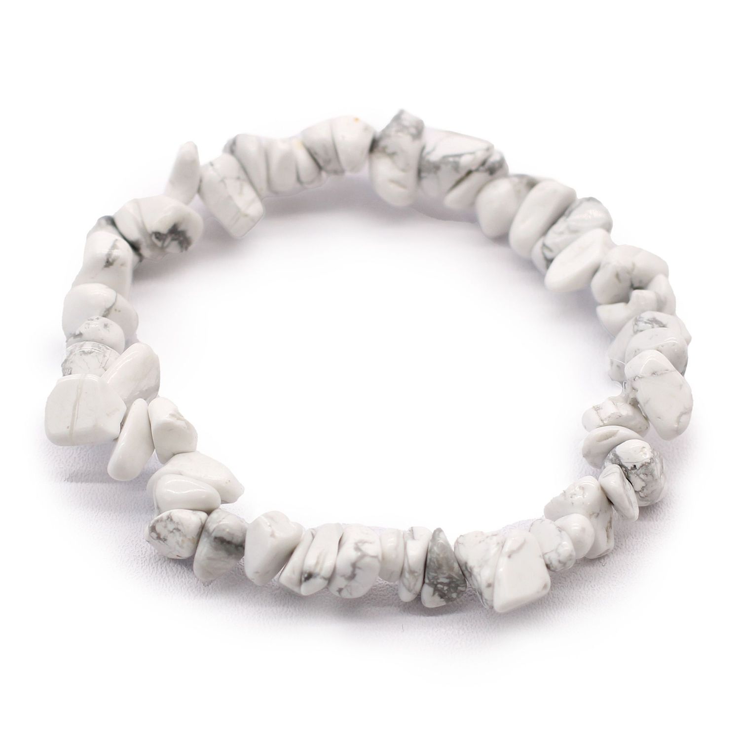 Chipstone Bracelet - White Jasper Chipstone Bracelet - White Jasper