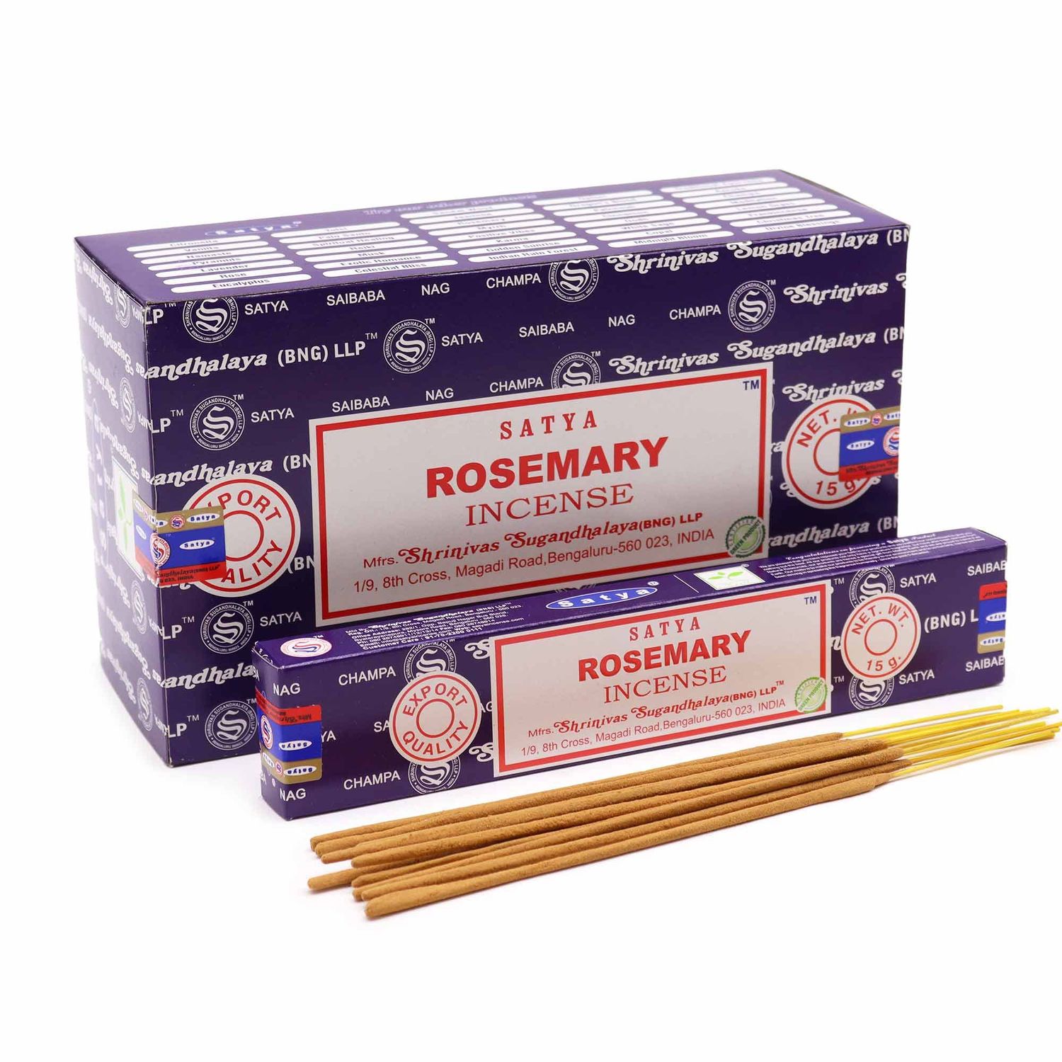 Satya Incense 15gm - Rosemary Satya Incense 15gm - Rosemary