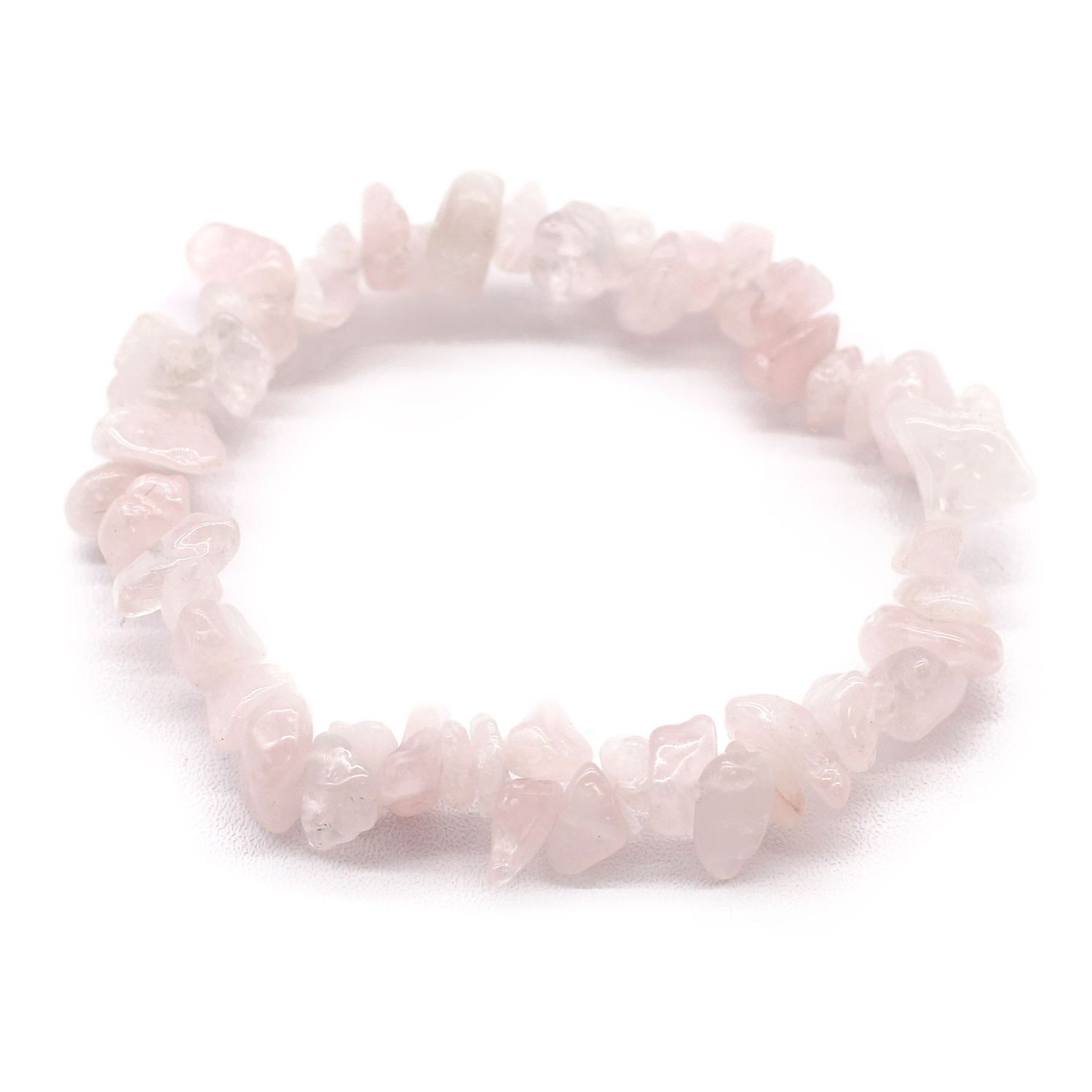 Chipstone Bracelet - Rose Quartz Chipstone Bracelet - Rose Quartz