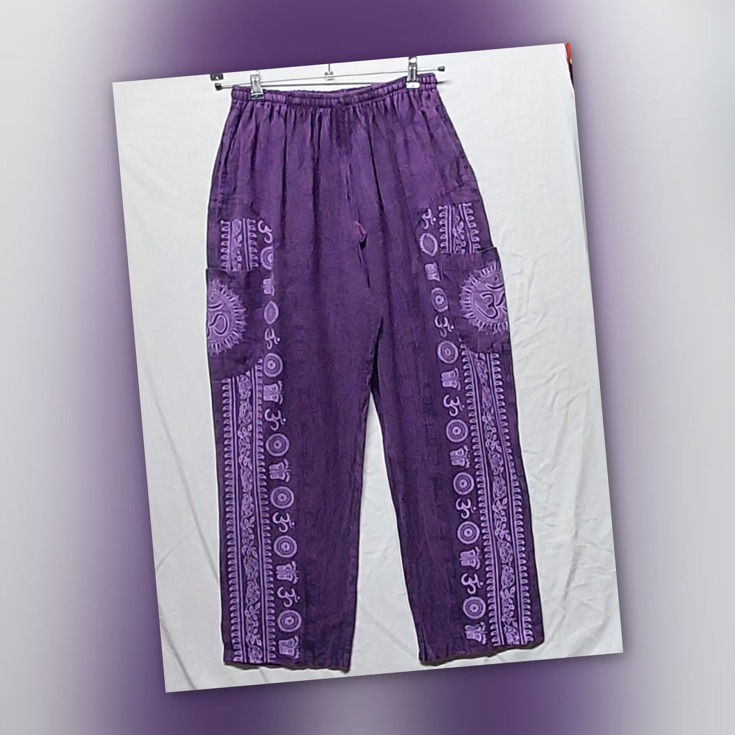 Purple Acid Print Trouser Purple Acid Print Trouser