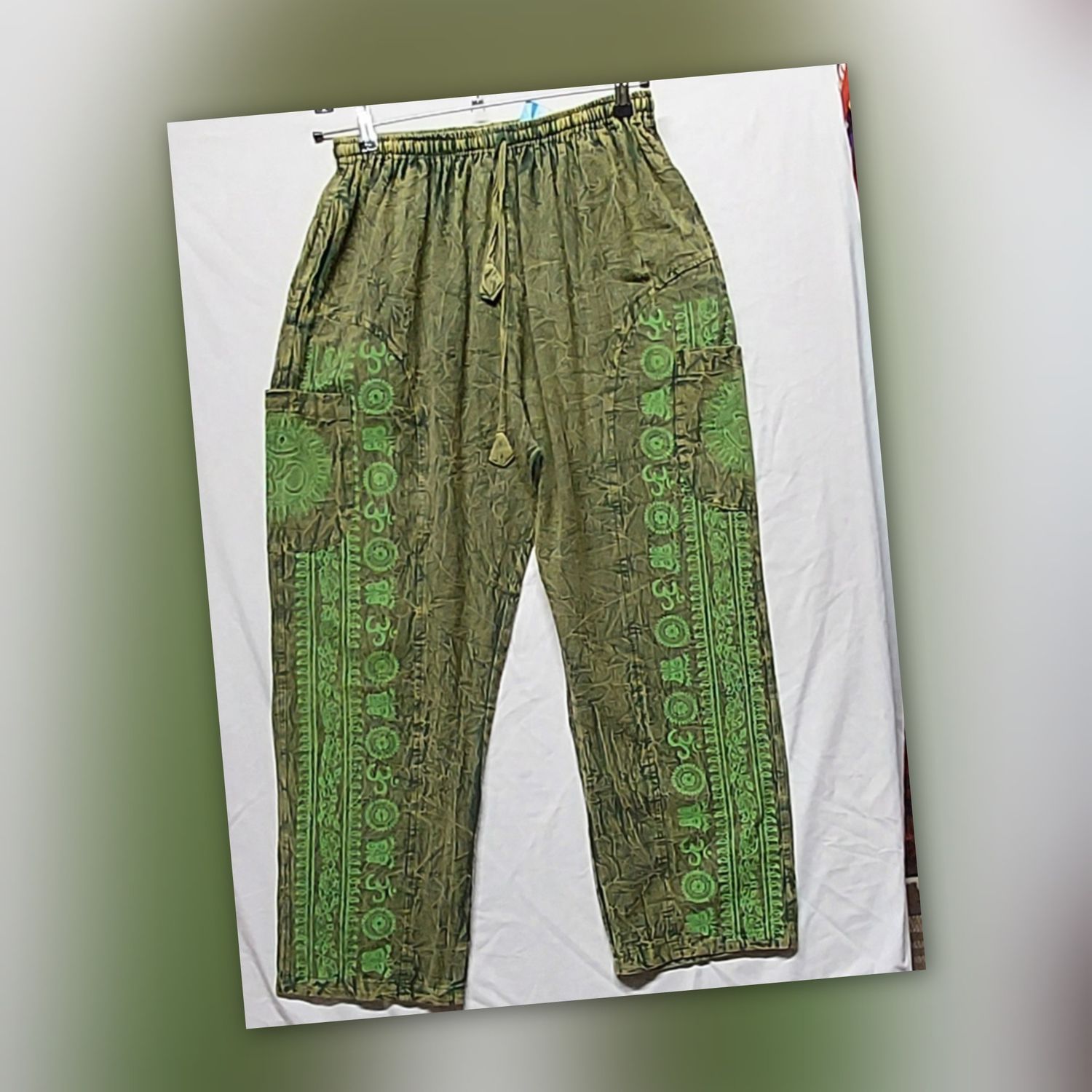 Green Acid Print Trouser Green Acid Print Trouser