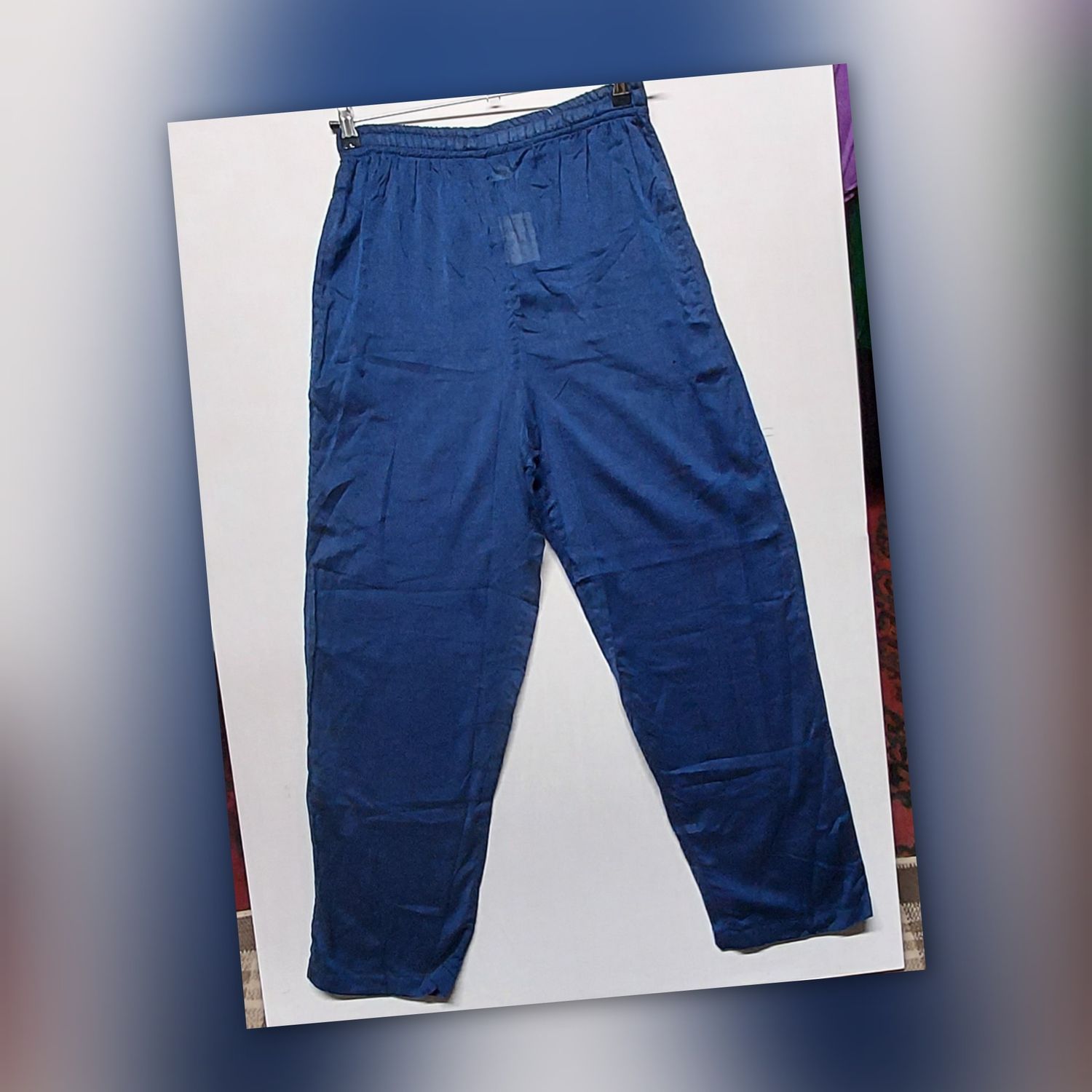 Dark Blue Cotton Trouser L Dark Blue Cotton Trouser L