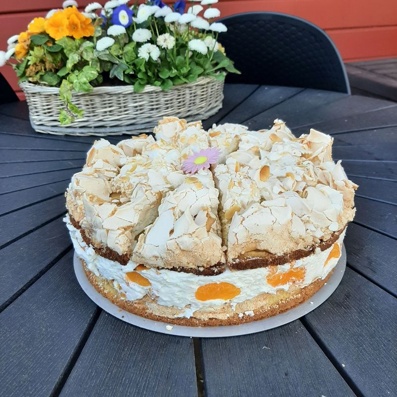 Trümmertorte mit Mandarine