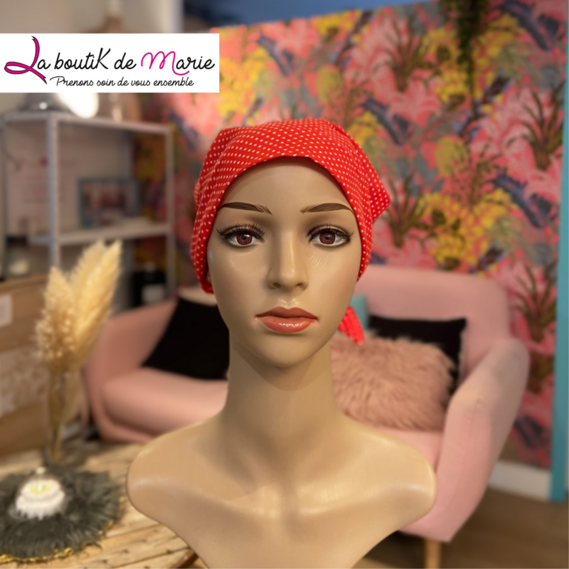 BANDANA Pois rouge