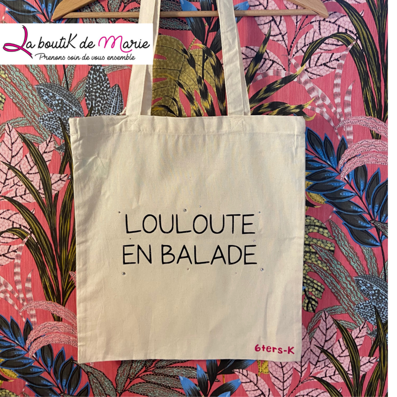 TOTE BAG "Louloute en balade"