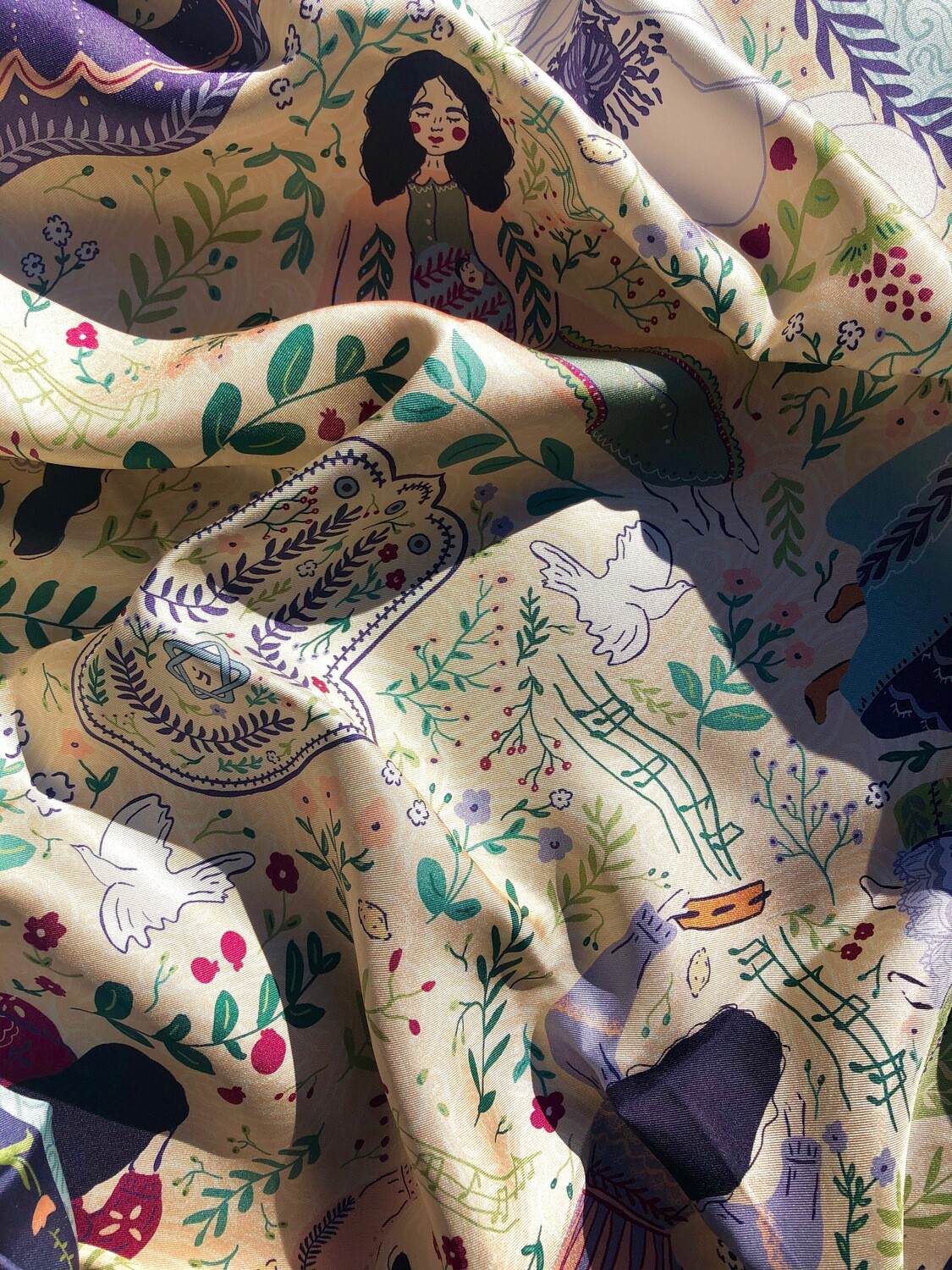 Miriam Scarf in Blue