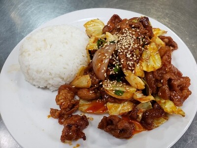 Pork Bulgogi & Rice (제육덮밥)