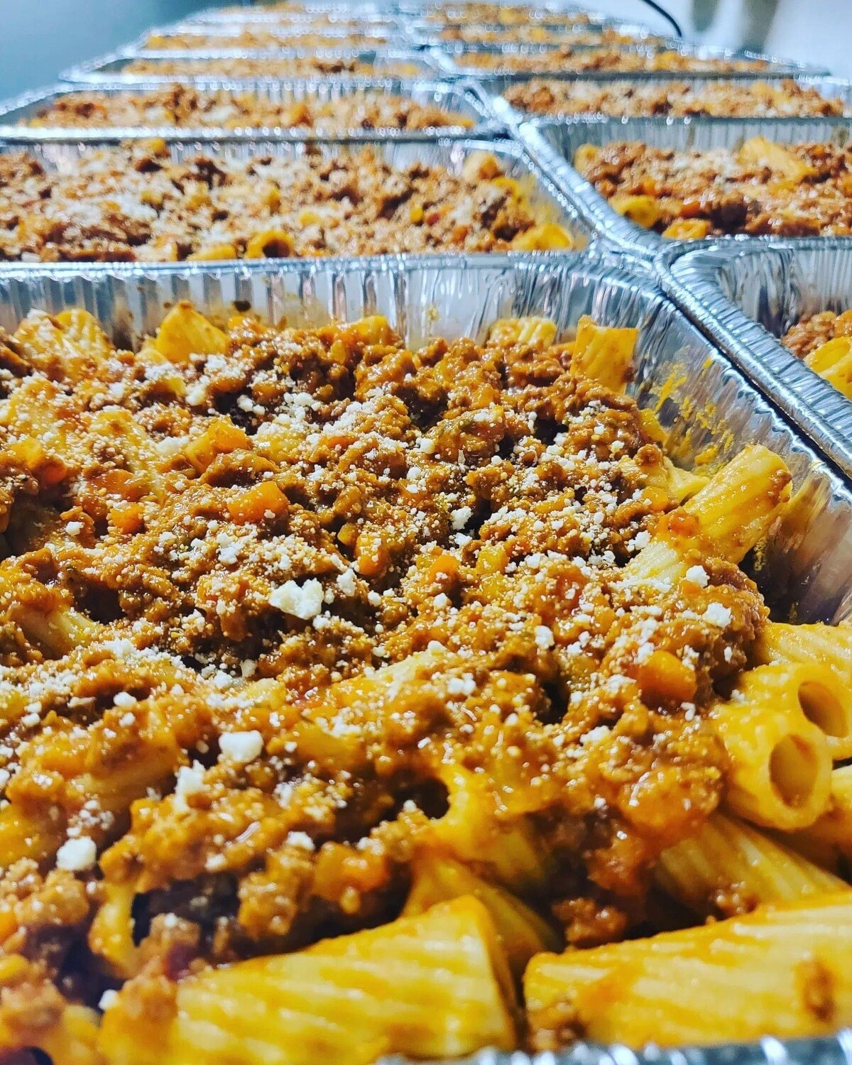 Family Meal: Rigatoni Bolognese &amp; Garlic Bread, Thursday, Oct 8th