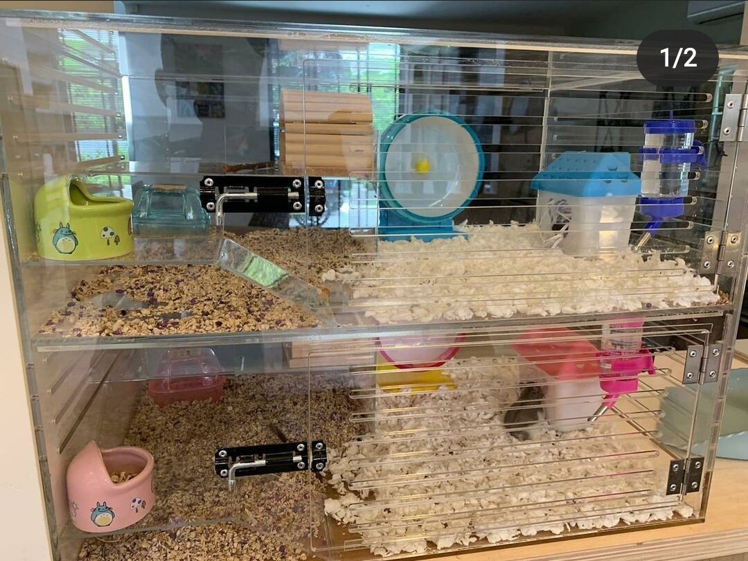 Duplex 2 tier Hamster Condo