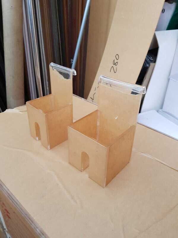 Large Bottle Holder with Hook panel