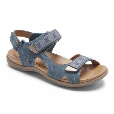 COBB HILL - Rubey Adjustable Strap - Blue Nubuck COBB HILL - Rubey Adjustable Strap - Blue Nubuck