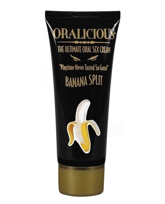 Oralicious Ultimate Oral Sex Cream - Banana Split 2 oz.