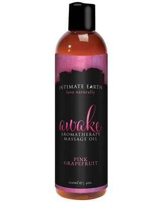 Intimate Earth Massage Oil - Awake 120 ml