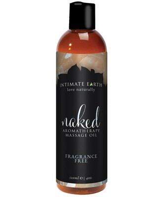 Intimate Earth Massage Oil - Naked 120 ml
