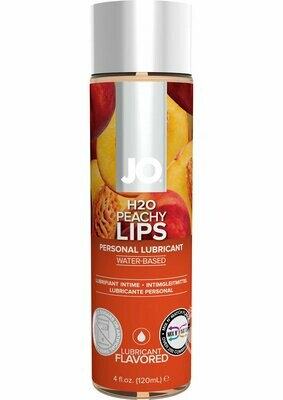 System JO H2O Flavored Lubricant - Peachy Lips 4 oz.