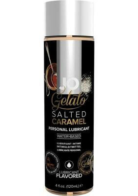 System JO H2O Gelato Flavored Lubricant - Salted Caramel 4 oz.