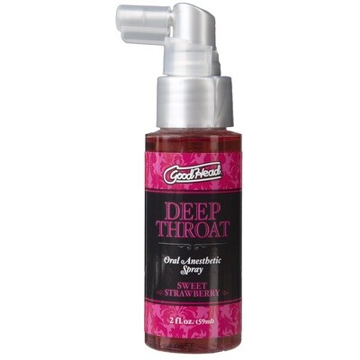 Good Head Deep Throat Spray - Sweet Strawberry 2 oz.