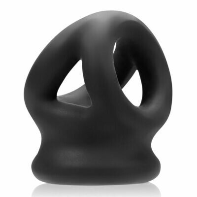 Oxballs Tri-Squeeze Ball Stretch C-Ring - Black Ice