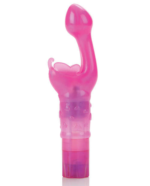 Butterfly Kiss Dual Stimulation Vibrator - Pink