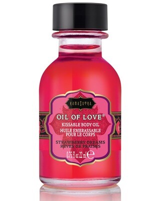 Kama Sutra Oil Of Love Body Topping - Strawberry Dreams .75 floz.