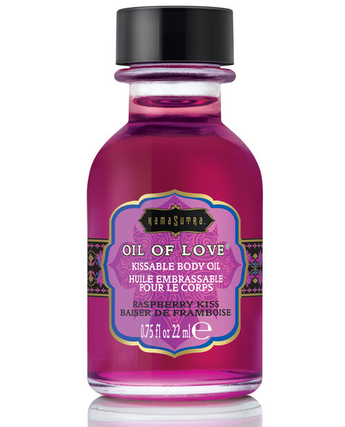 Kama Sutra Oil Of Love Body Topping - Raspberry Kiss .75 floz.