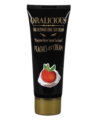 Oralicious Ultimate Oral Sex Cream - Peaches & Cream 2 oz.
