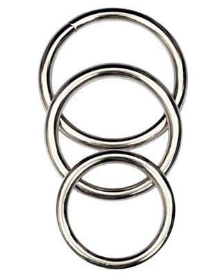 Master Series Trine Steel C-Ring 3 Pack