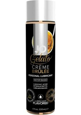 System JO H2O Gelato Flavored Lubricant - Creme Brulee 4 oz.