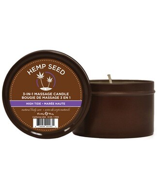 Earthly Body Massage Candle - High Tide 6 oz.