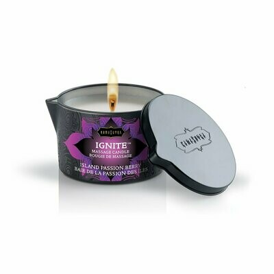 Kama Sutra Massage Candle - Island Passion Berry 6 oz.