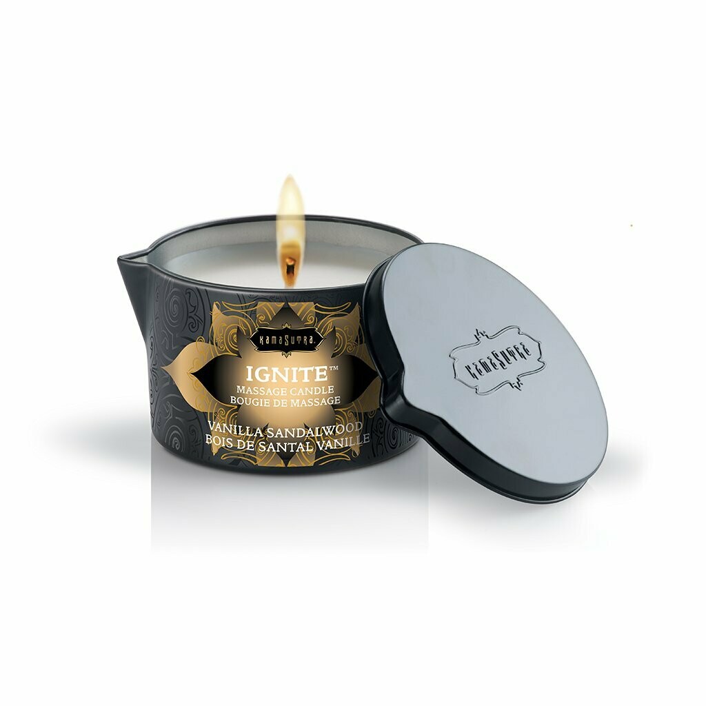 Kama Sutra Massage Candle - Vanilla Sandalwood 6 oz.