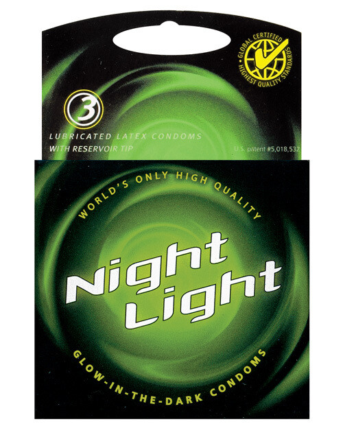 Glow-In-The-Dark Condoms 3 Pack