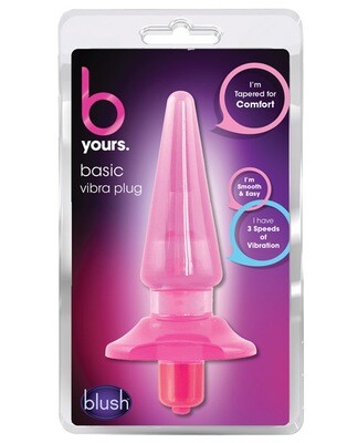 Blush B Yours Basic Vibe Plug Pink Blush B Yours Basic Vibe Plug Pink