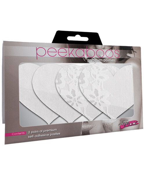 Peekaboos Luminous Hearts Pasties 2 Pack