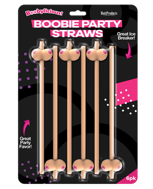 Boobie Straws 6 Pack