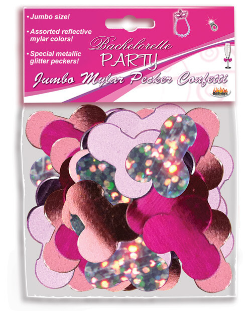 Jumbo Mylar Pecker Confetti