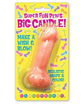 Super Fun Penis Candle - White