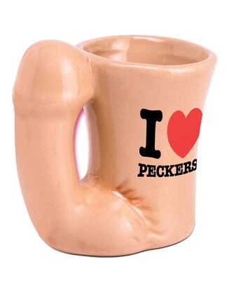 Mini "I Love Peckers" Shot Glass