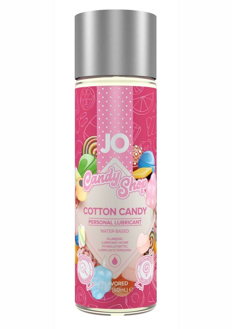 System JO H2O Flavored Lubricant - Cotton Candy 2 oz.