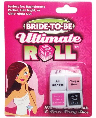 Bride To Be Ultimate Roll Dice Game